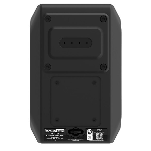 Main product image for AtlasIED AS-4T-B 4" AS Series Surface Mount 70V/8 Ohm Speaker Black242-9609